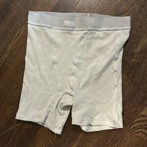 Skims Soft Lounge Cotton Ribbed Boyfriend Boxer